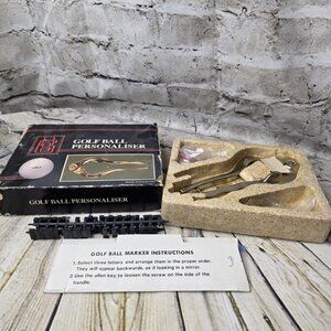 Golf Ball Personalizer Monogrammer BGS Sports LTD Made In England USED